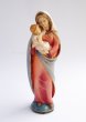 画像1: 木彫り　聖母子像　カラー 12cm　 (1)