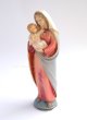 画像3: 木彫り　聖母子像　カラー 12cm　 (3)