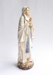 画像2: 木彫り　ルルドのマリア像　カラー 19.5cm　 (2)