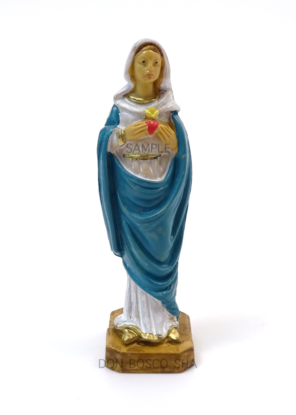 聖母マリア　イエスキリスト　マリア像　木製　木彫り　置物　ミッドセンチュリー